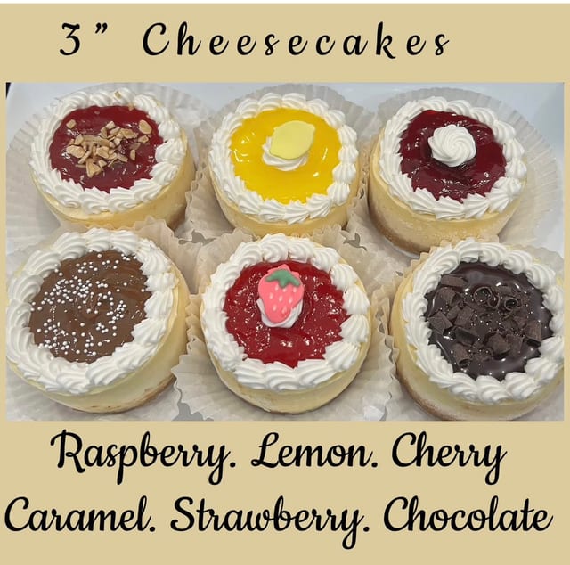 Single Serve Cheesecakes.